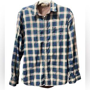 Reversible Mens Wrangler Snap Button Long Sleeve Shirt